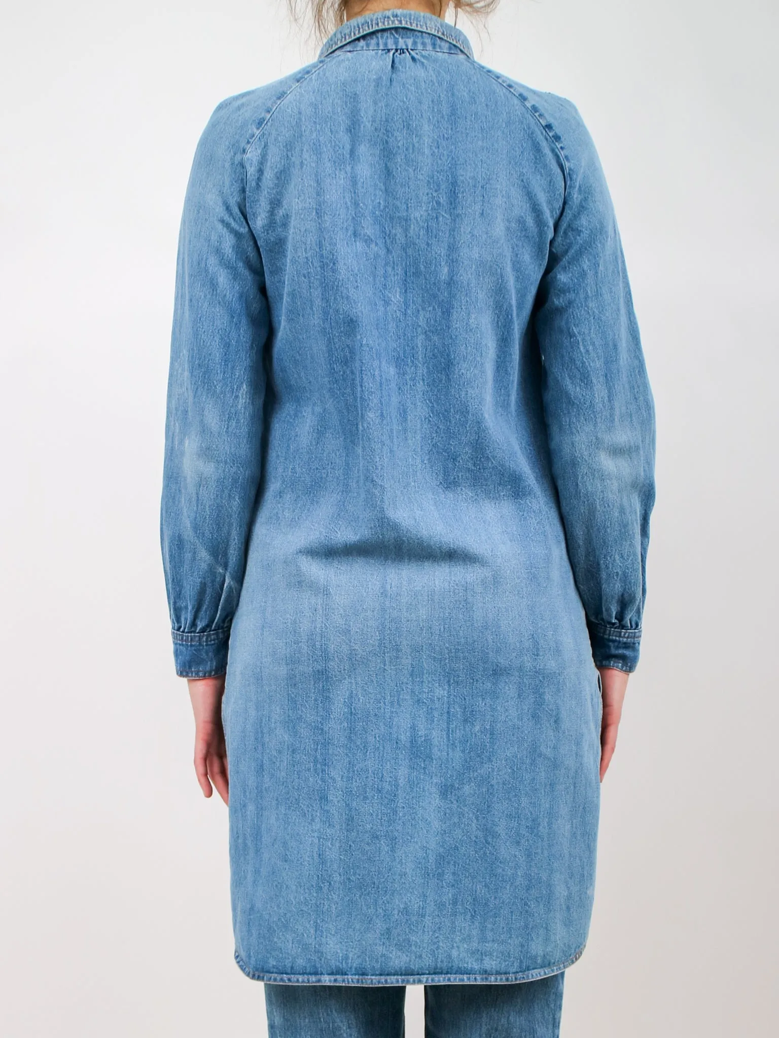 1970s Denim Oversized Duster Coat by Pulse