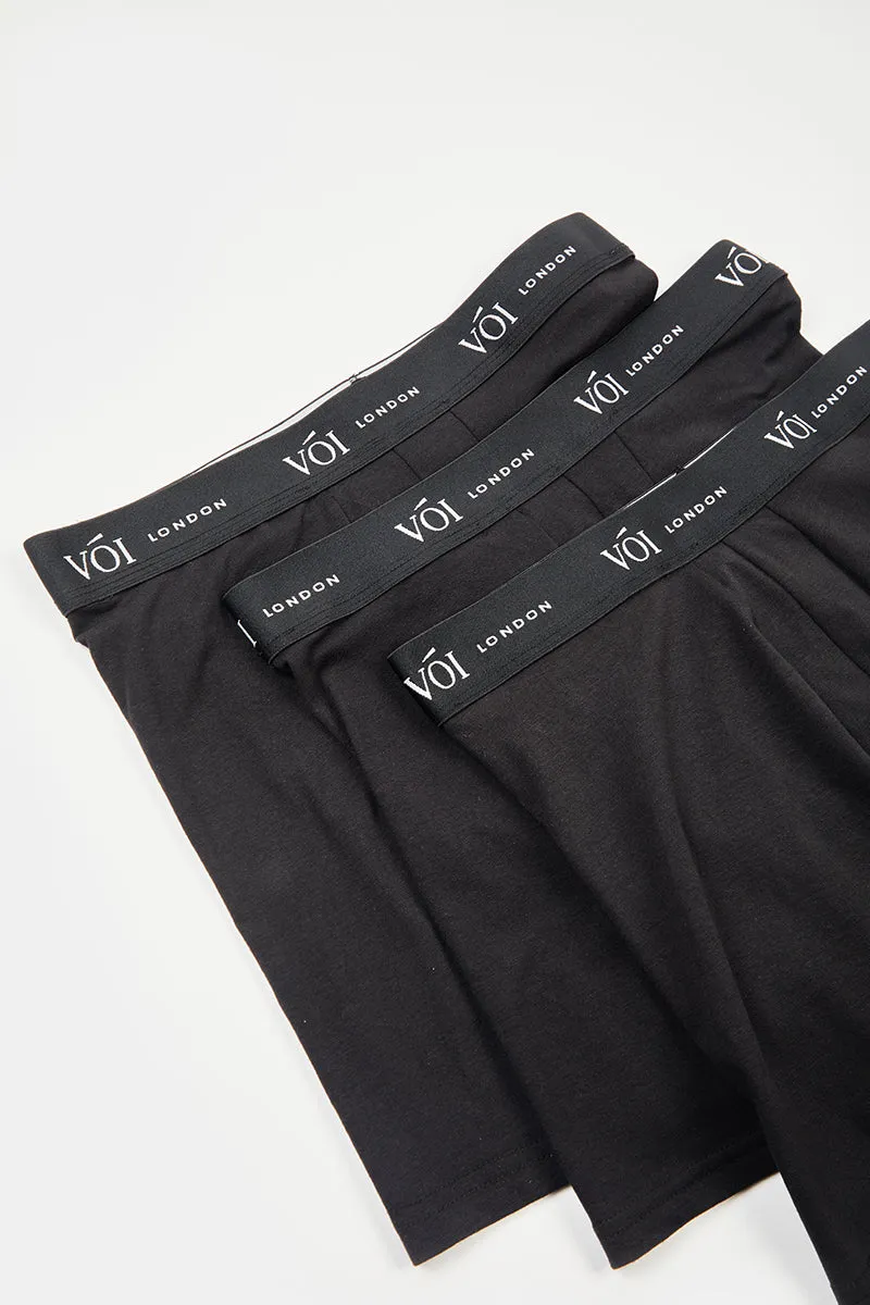 3 Pack Boxers - Black