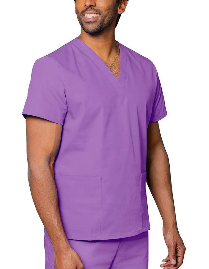 Adar Unisex V-neck Basic Scrub Set