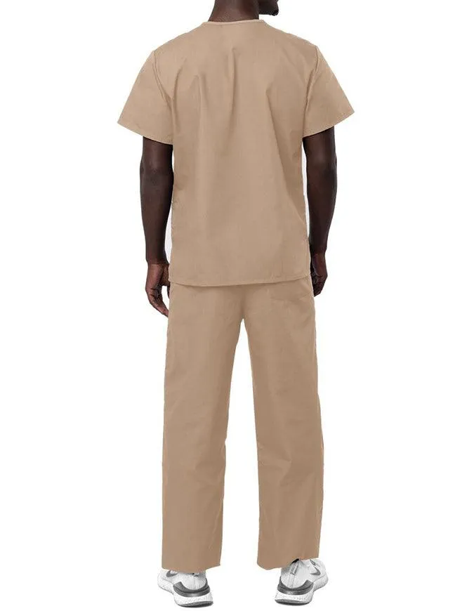 Adar Unisex V-neck Basic Scrub Set