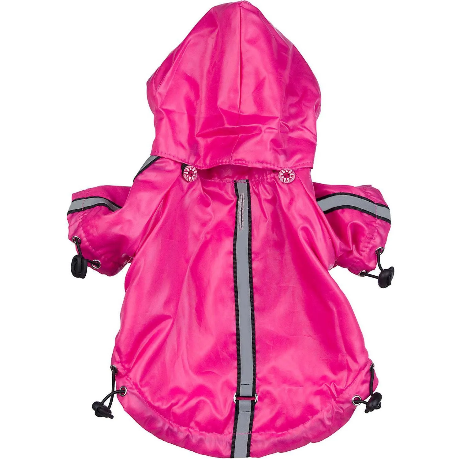 Adjustable pet raincoat  reflective jacket Fashion