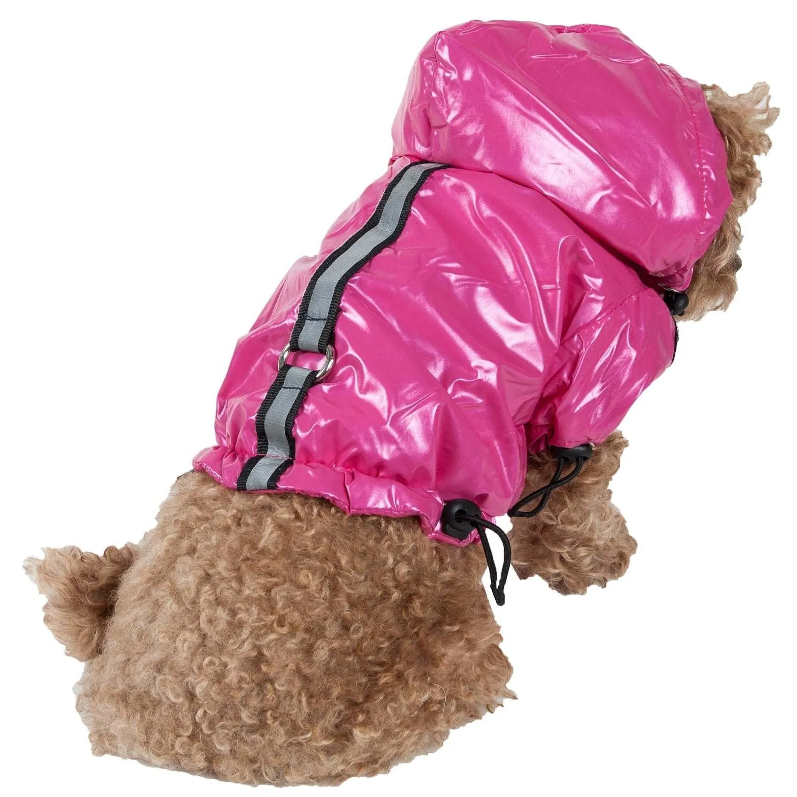 Adjustable pet raincoat  reflective jacket Fashion