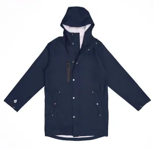 Adults Navy PU Splash Coat