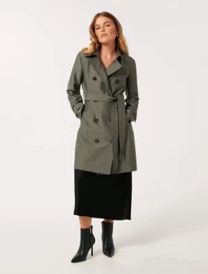 Alicia Petite Short Trench Coat