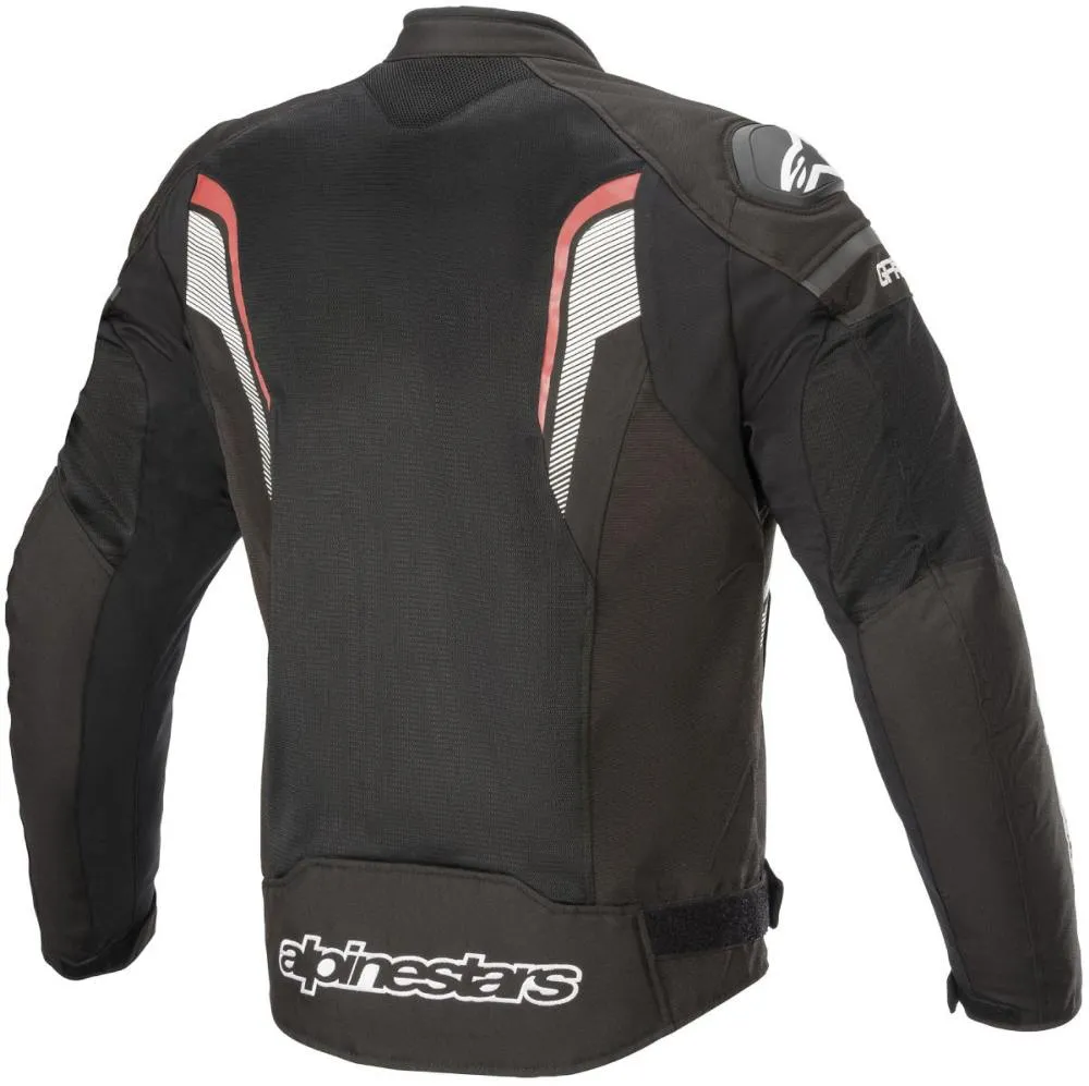 Alpinestars Men’s T-GP Plus R v3 Airflow Black and Fluorescent Red Textile Jacket