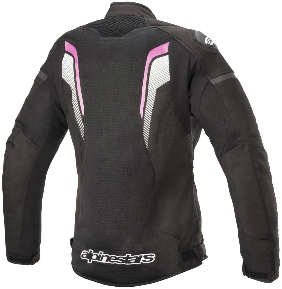 Alpinestars Women’s Stella T-GP Plus R v3 Airflow Black, White and Fuchsia Textile Jacket