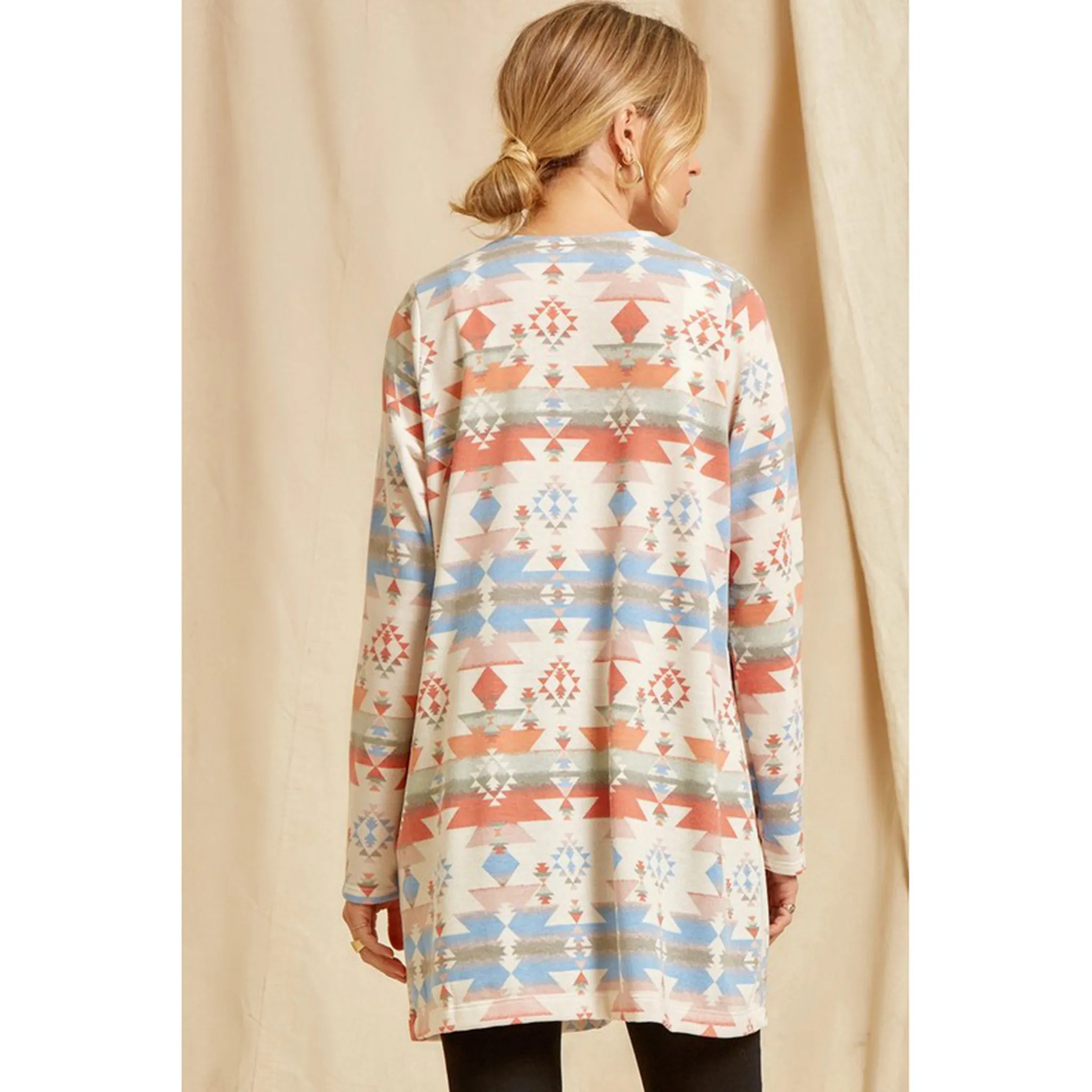 Andree Women's Multi Aztec Cardigan