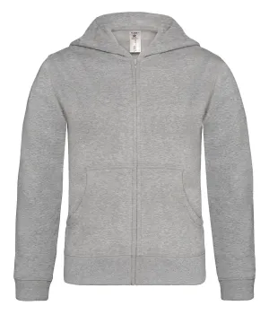 BC Hooded full-zip /kids | Heather Grey