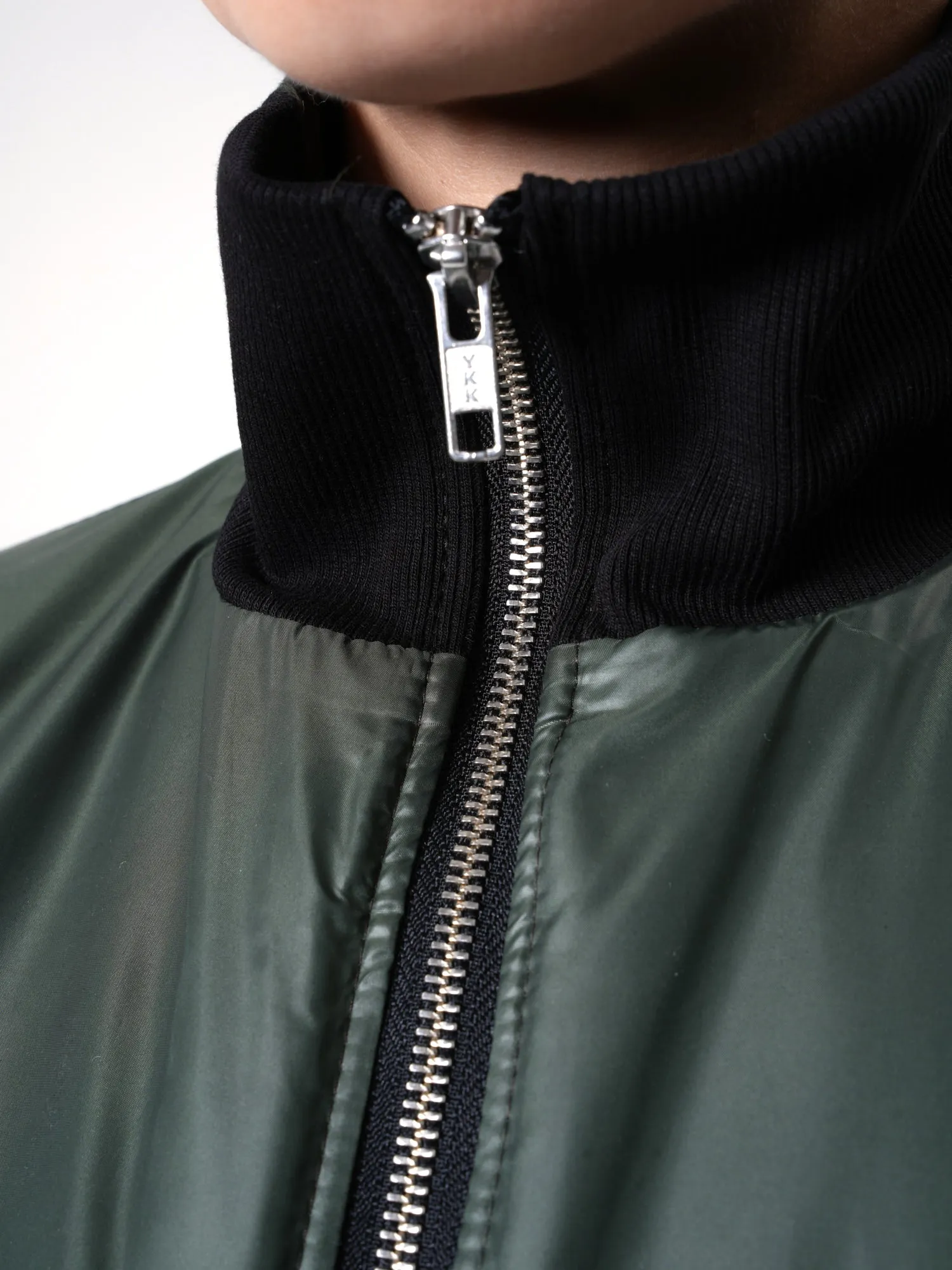 Belted Jacket With Drapings In Green