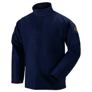 Black Stallion FN9-30C TruGuard 200 FR Cotton Welding Jacket Navy Large