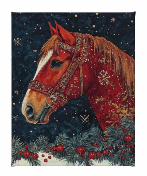 Candycane Canter - Gallery Wrapped Canvas