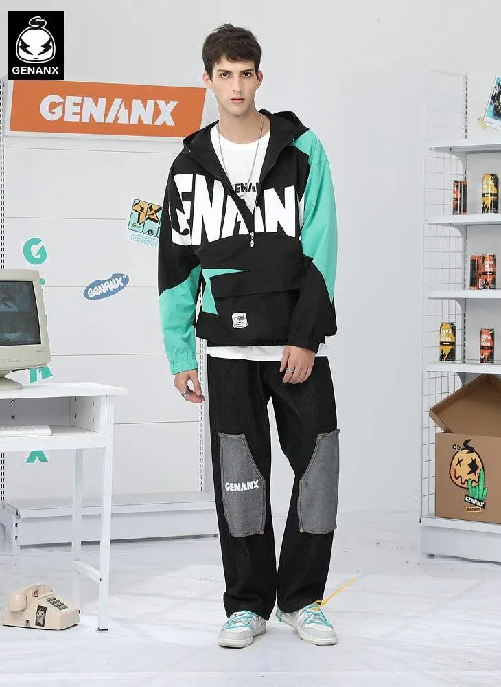 Cityboy Typography Pocket Couple Jacket