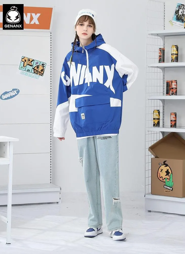 Cityboy Typography Pocket Couple Jacket