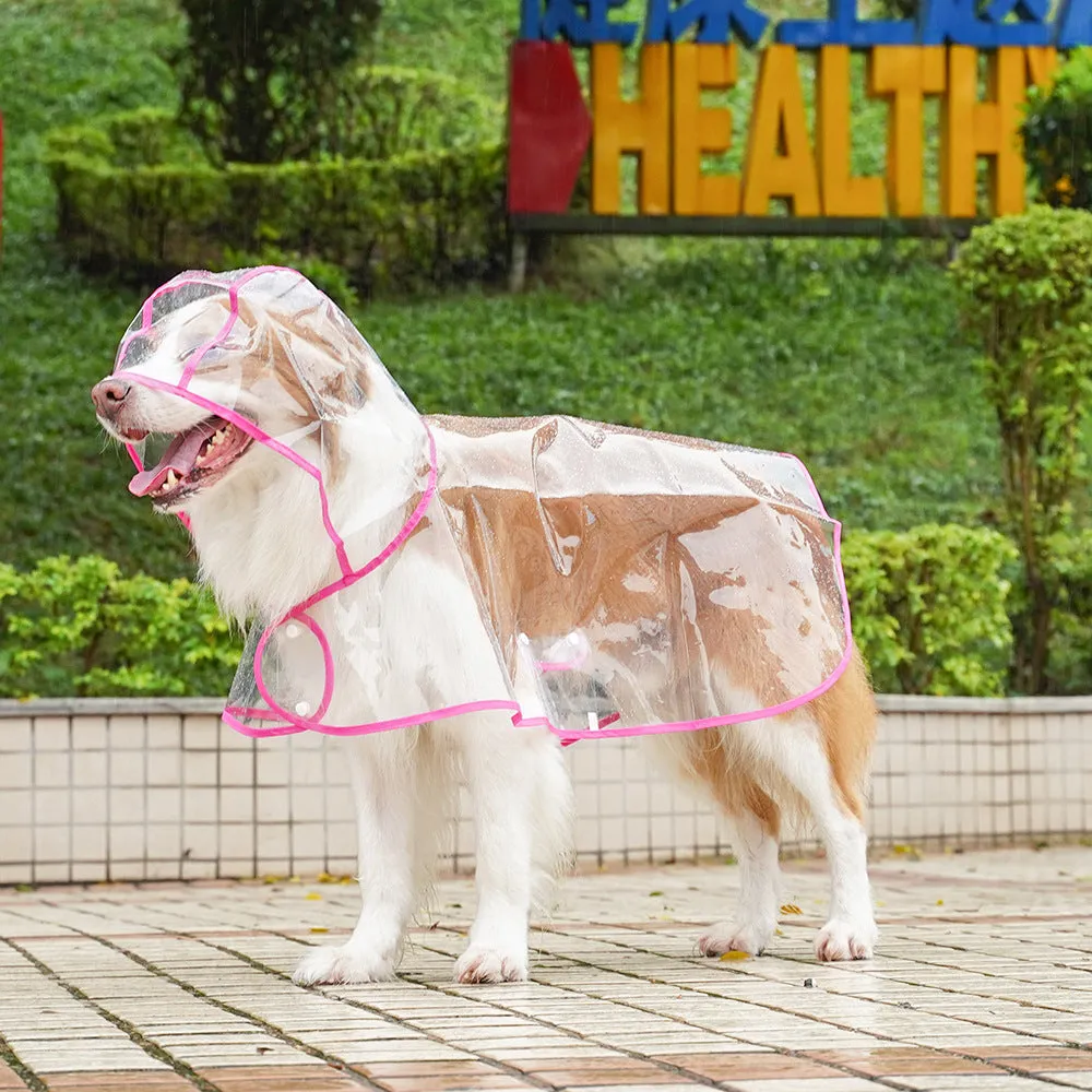 Clear Raincoat for Pets