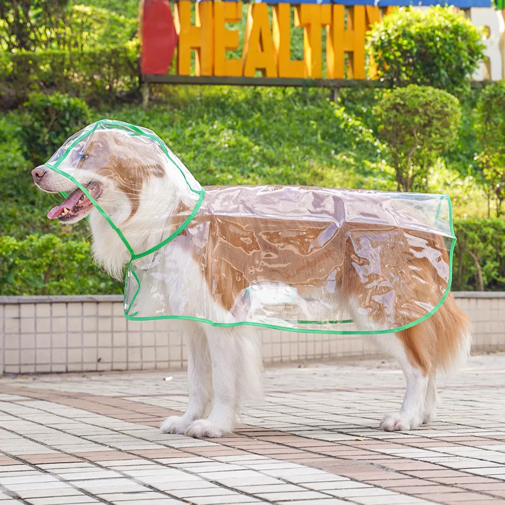 Clear Raincoat for Pets