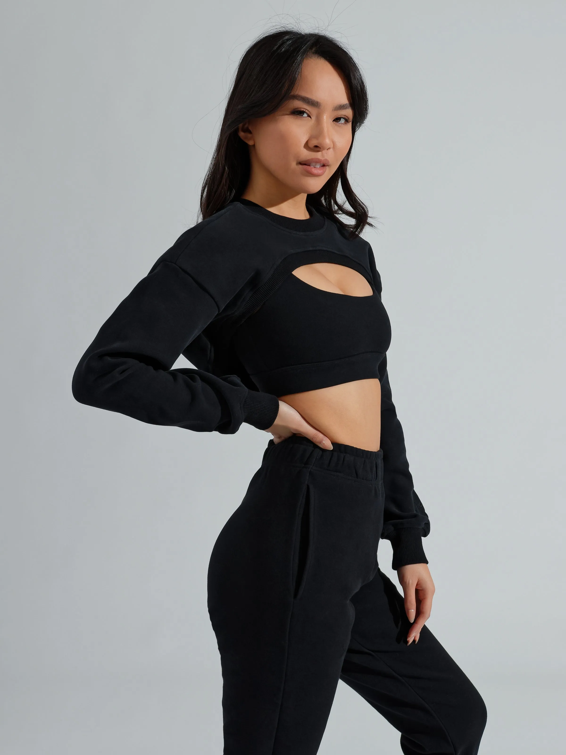 Cloud Bolero Shrug - Onyx Black