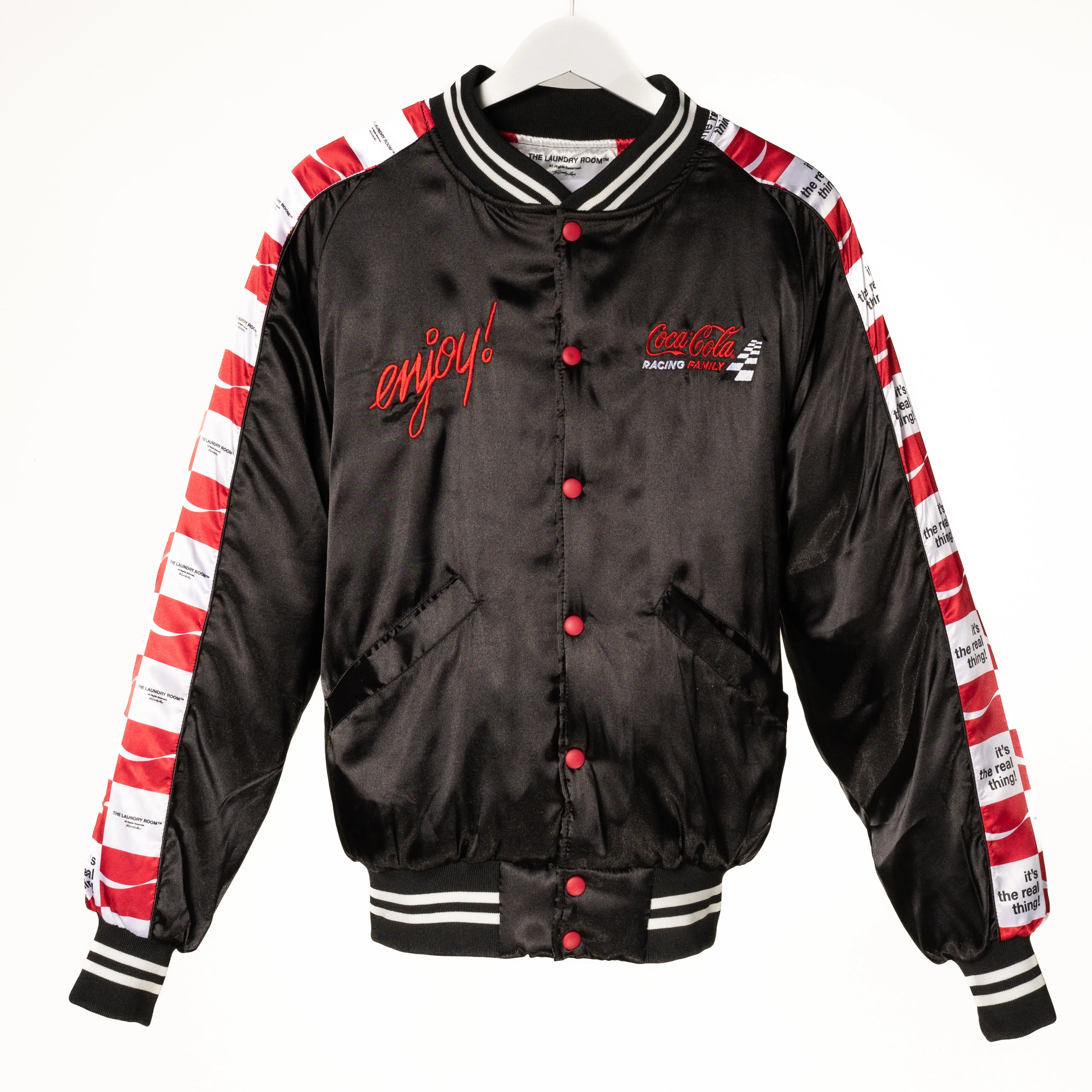 Coca Cola Racing - Stadium Jacket - Black & Red & White