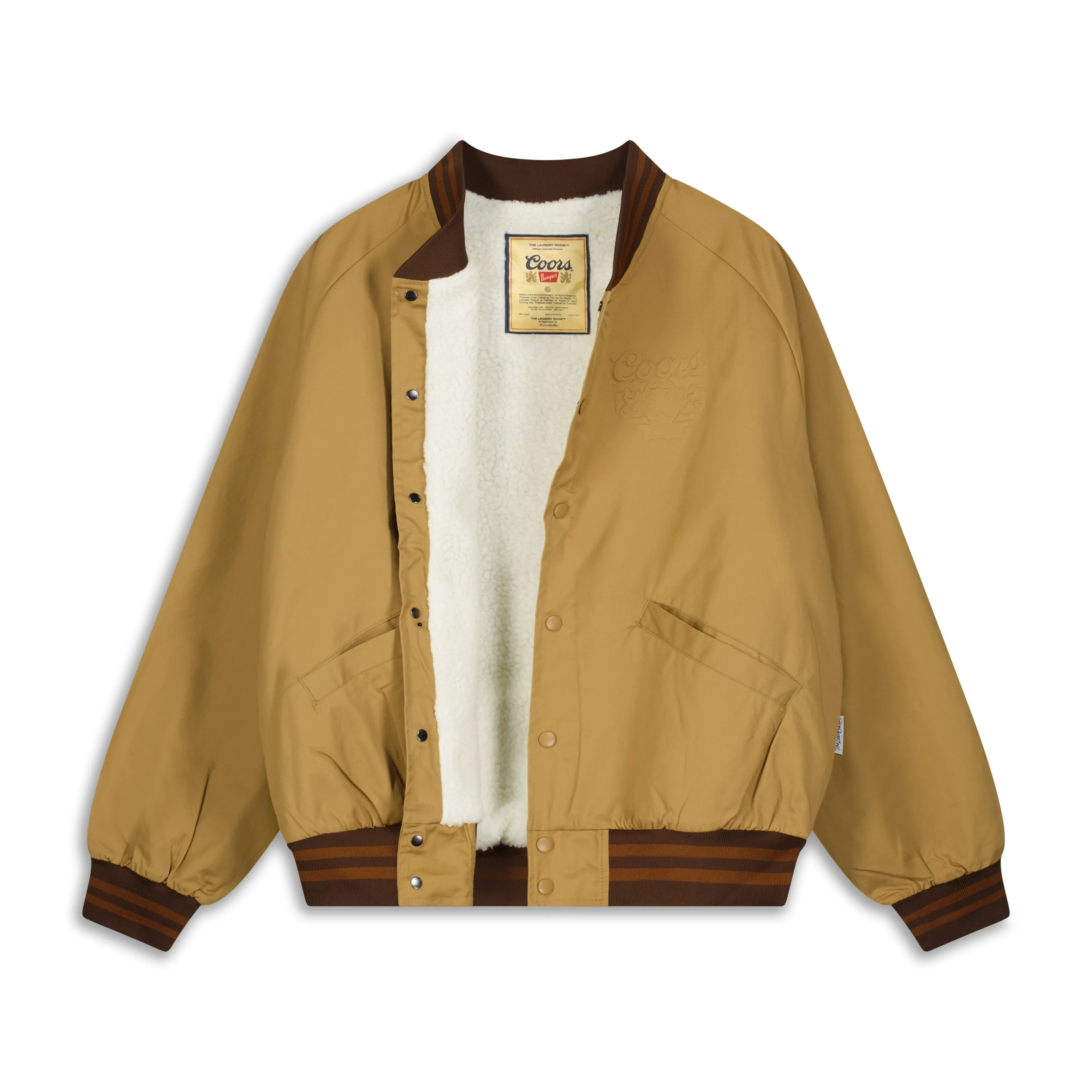 Coors Light Ghost - Stadium Denim Jacket - Camel Gold