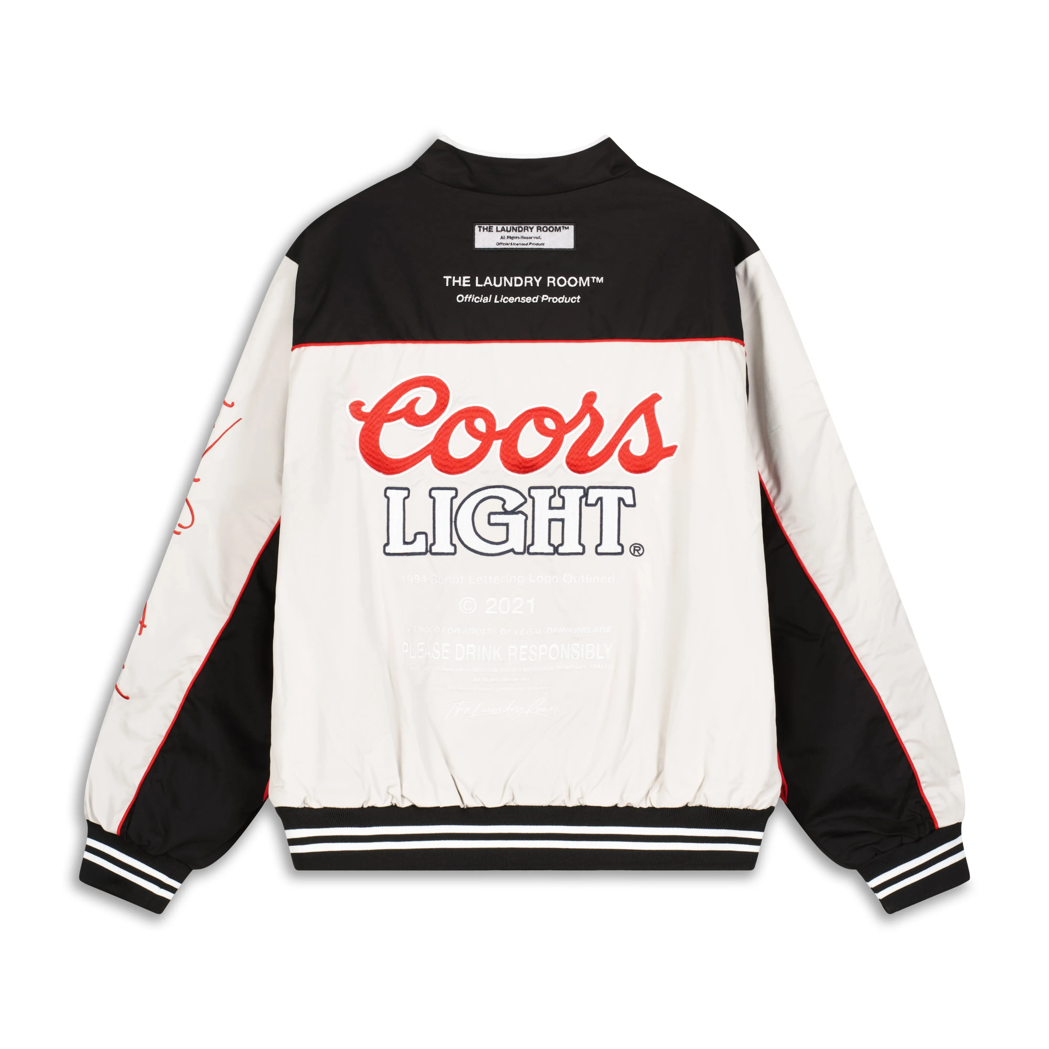 Coors Light Official Tm - Racing Jacket - Black