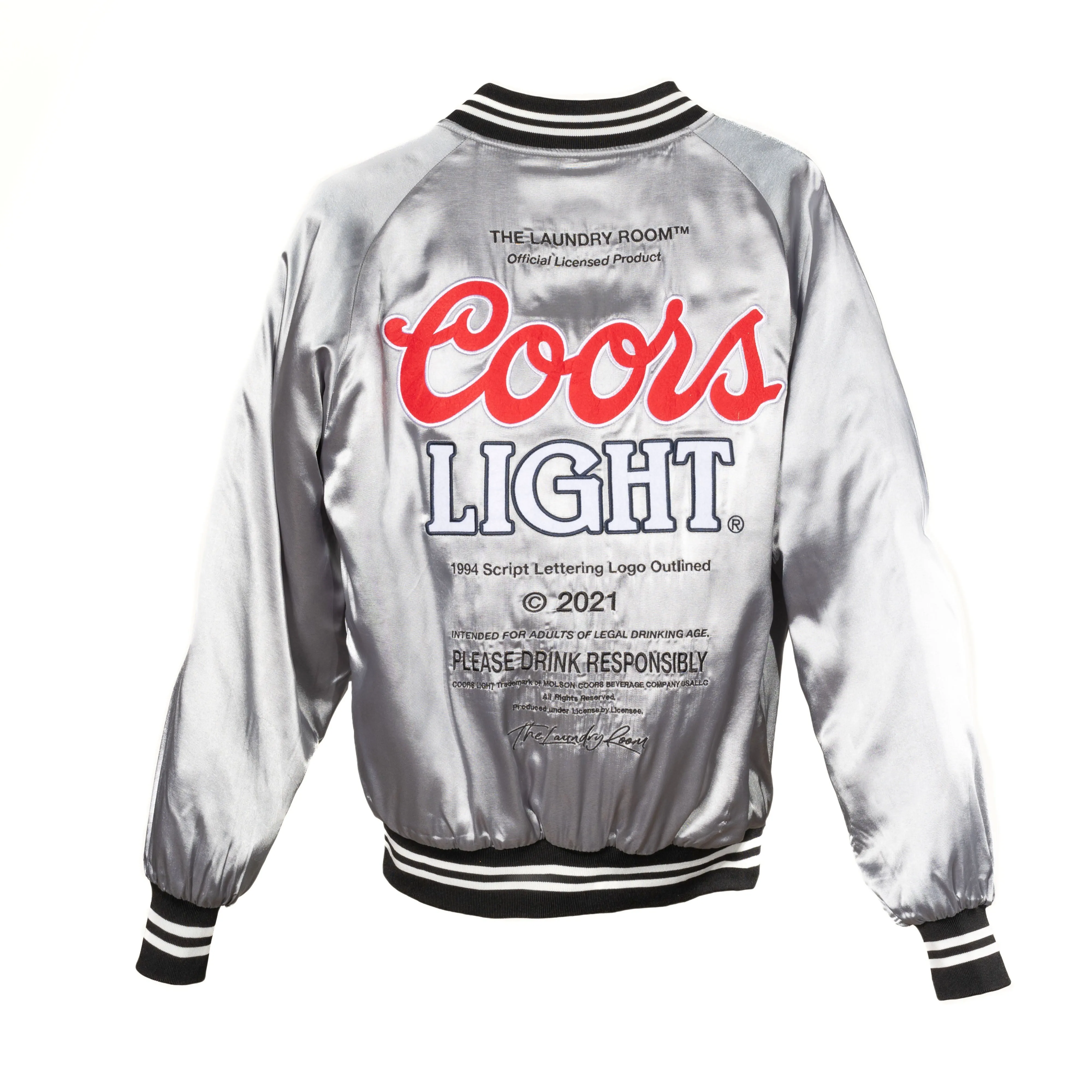 Coors Light Official Tm - Stadium Jacket - Silver