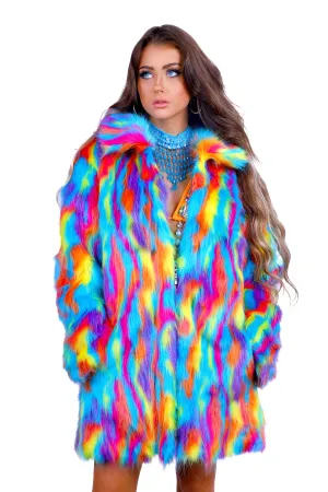 Electric Neon Fuzzy Jacket