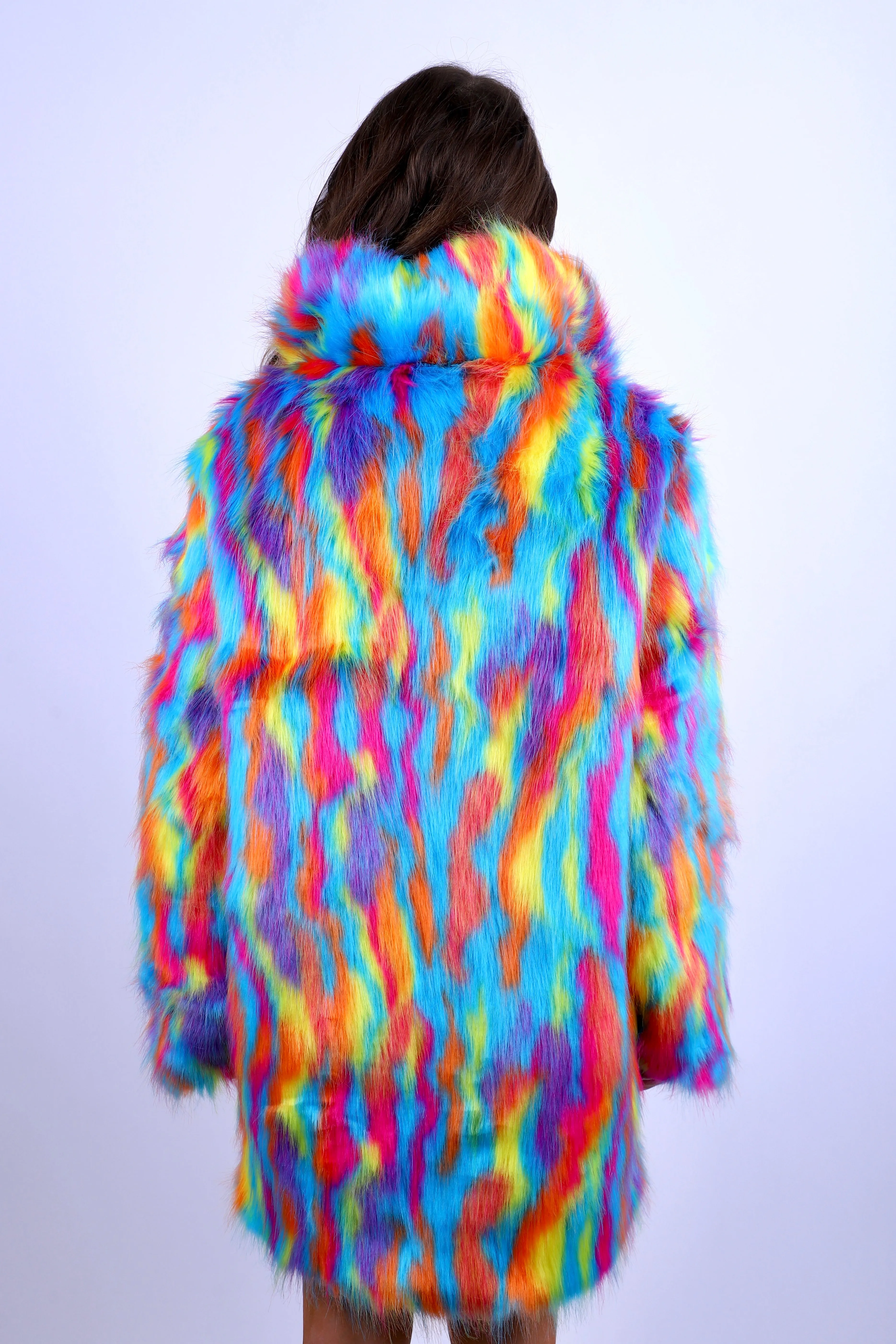 Electric Neon Fuzzy Jacket