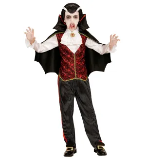 Elegant Count Vampire Costume Boys