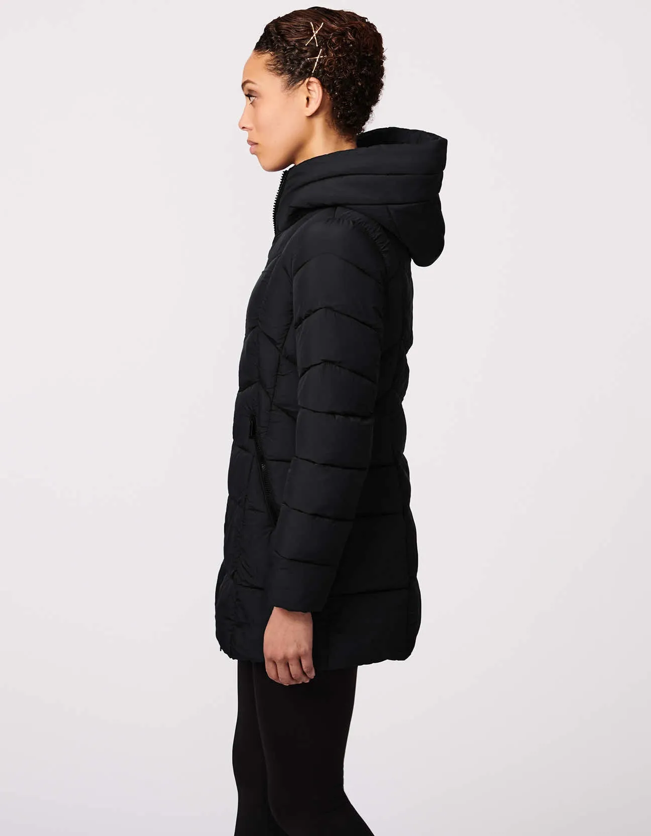 Fab Funnel Quilted Puffer Jacket