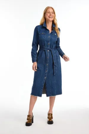 FDJ Denim Duster/Midi Denim Dress - Style 7697667