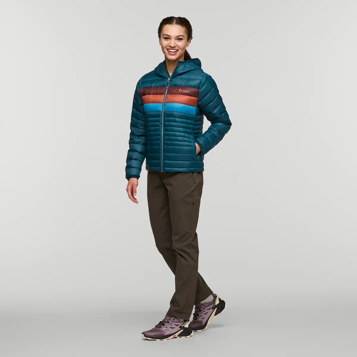 Fuego Hooded Down Jacket - Women's