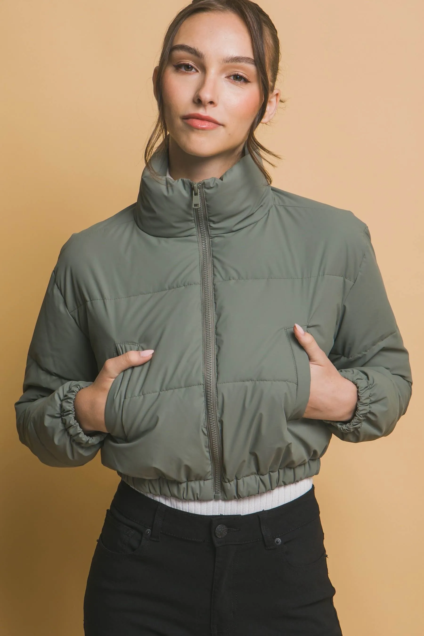 Full Zip Puffer Jacket