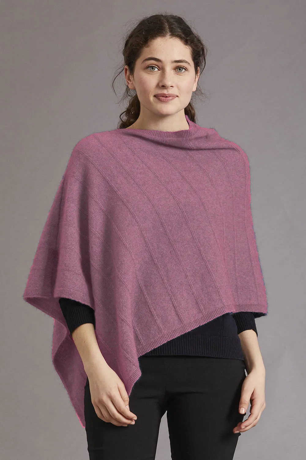 Garter Detail Poncho