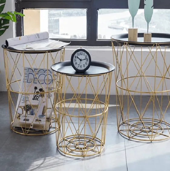 Grayson - Modern Geometric Frame Corner Table