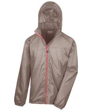 HDi quest lightweight stowable jacket | Fennel/Pink