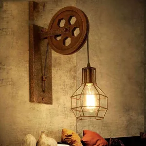 Industrial Style Iron Wall Light