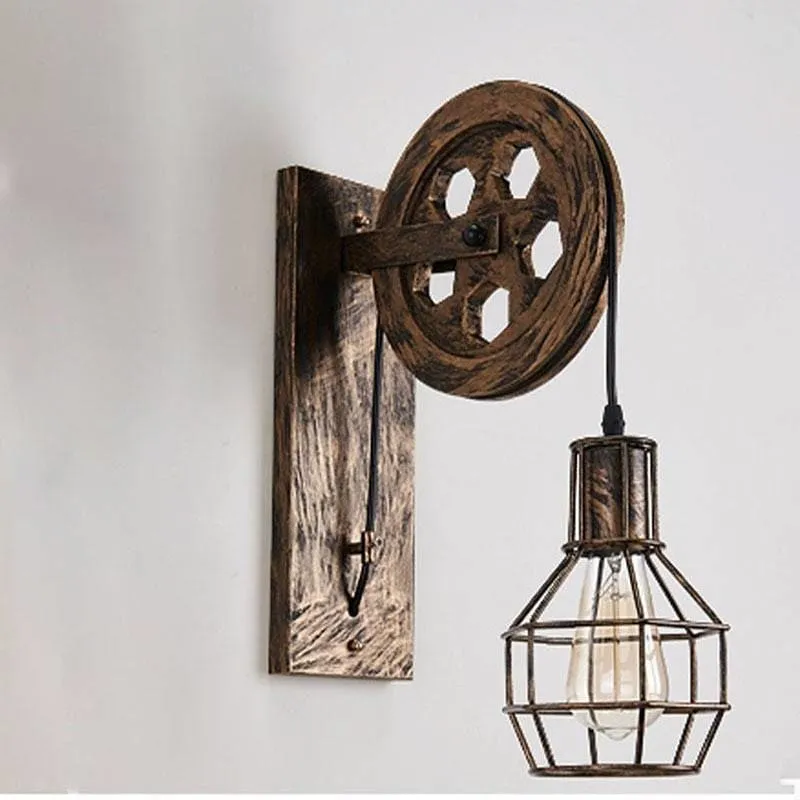 Industrial Style Iron Wall Light