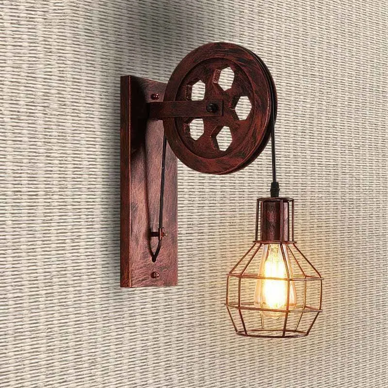 Industrial Style Iron Wall Light