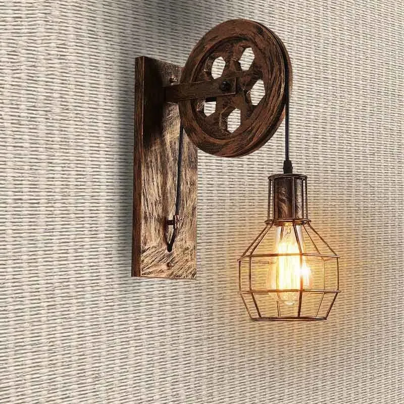 Industrial Style Iron Wall Light