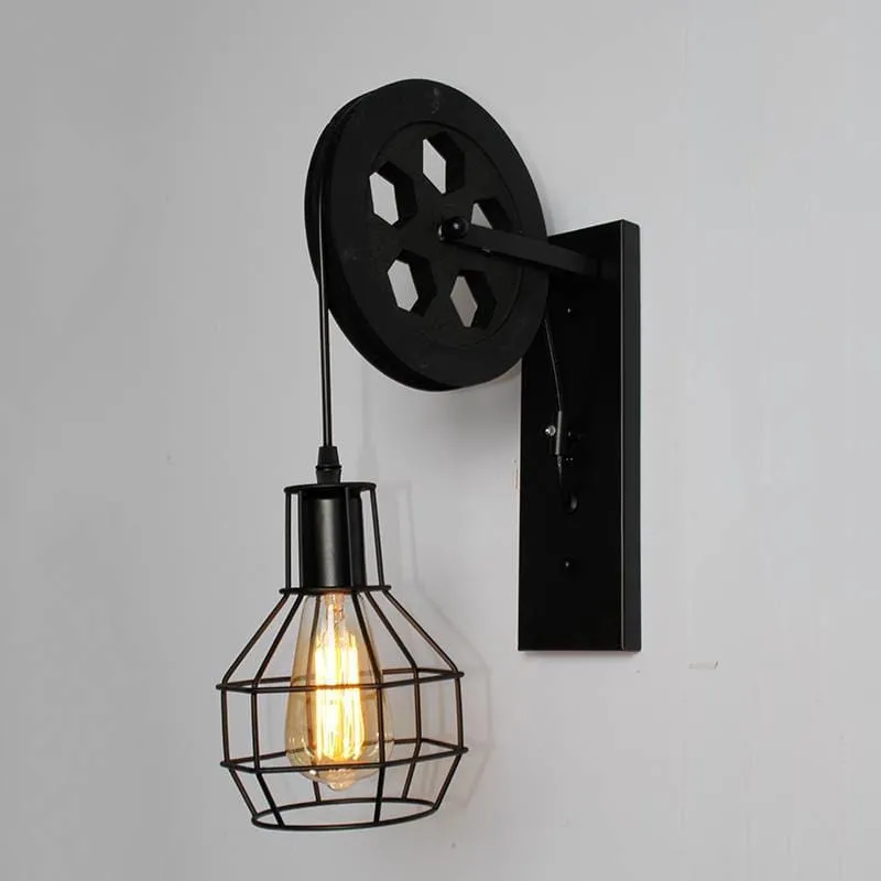 Industrial Style Iron Wall Light