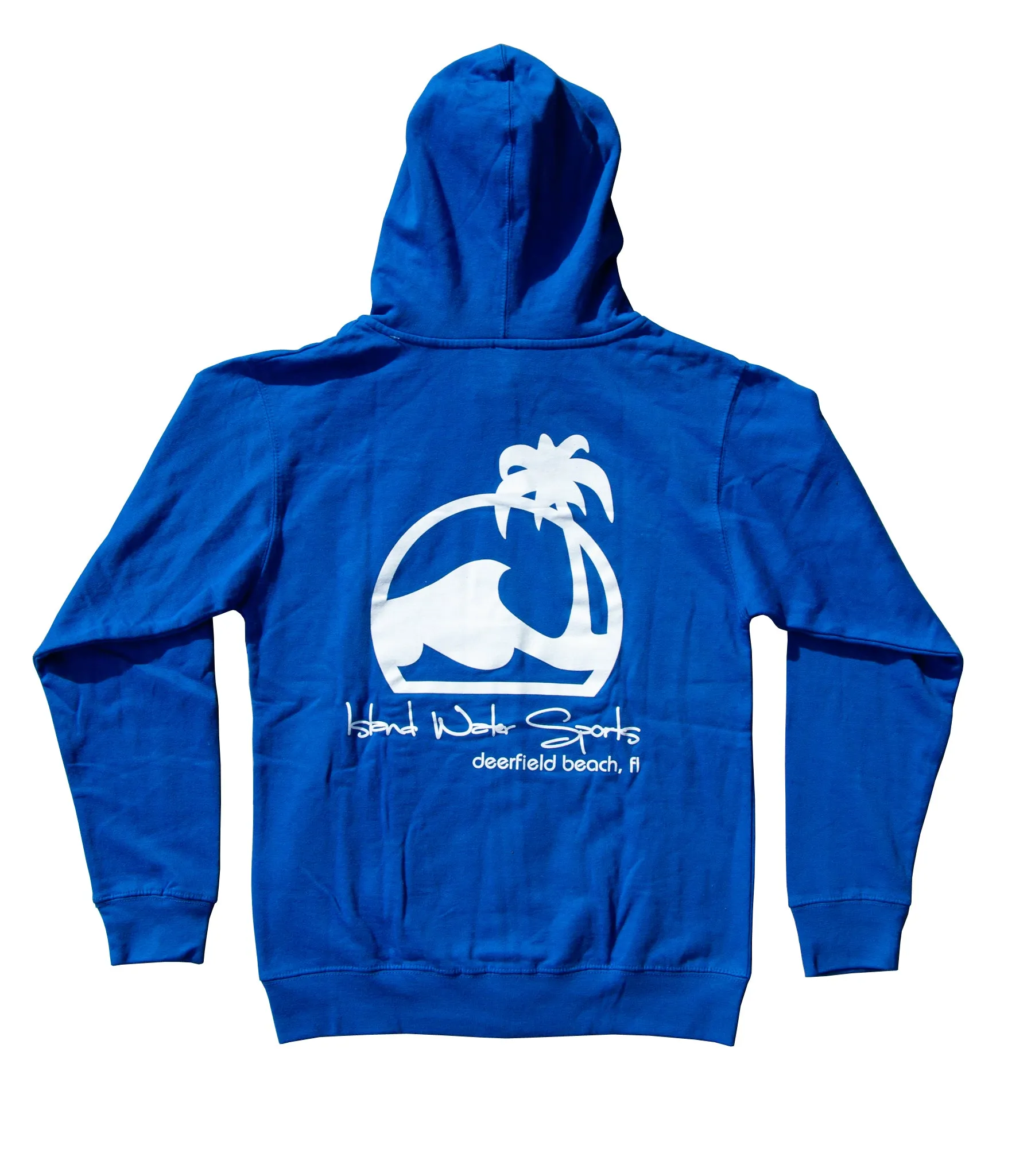 Island Water Sports Script Zip Up Hooded Sweatshirt