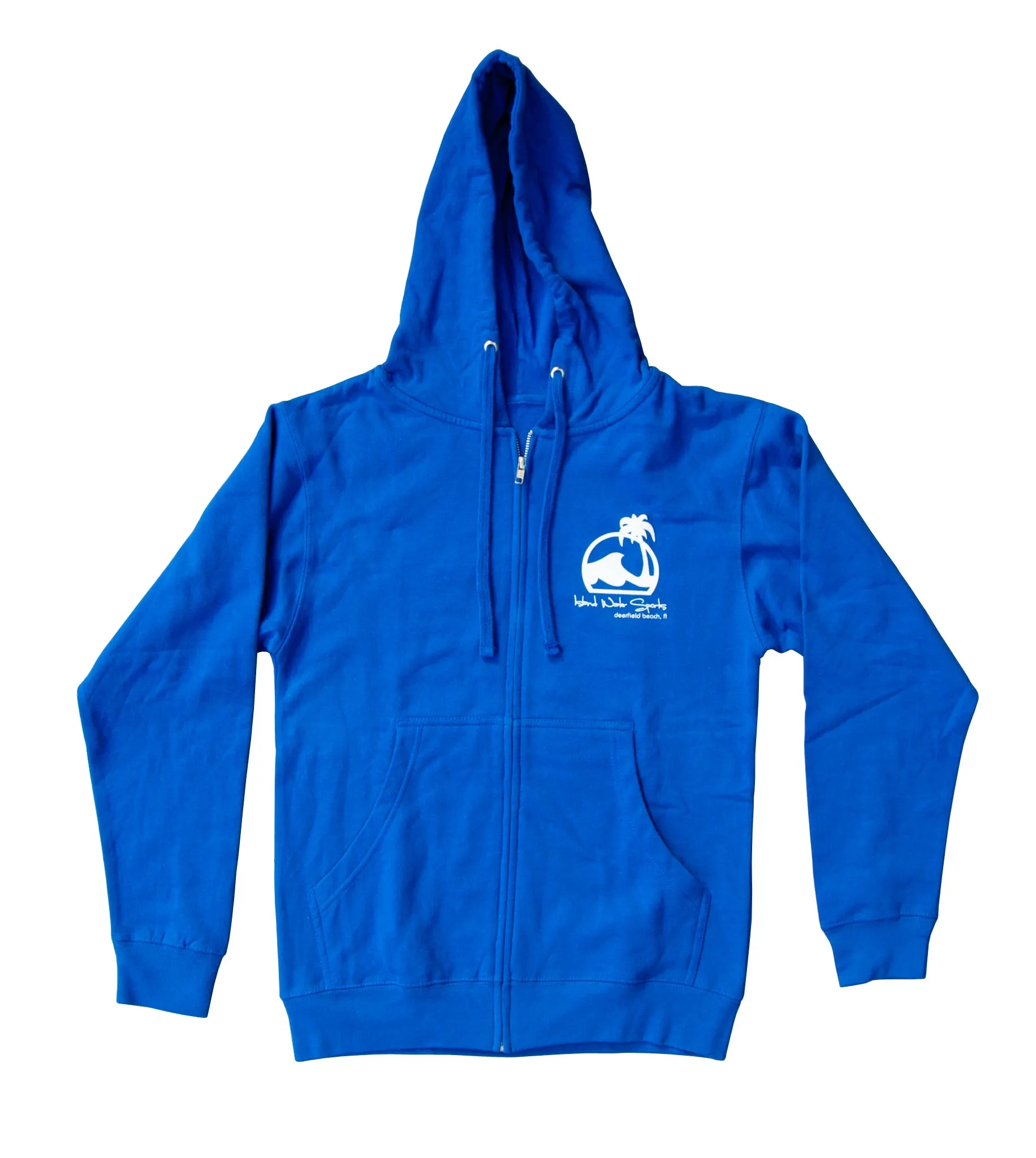 Island Water Sports Script Zip Up Hooded Sweatshirt