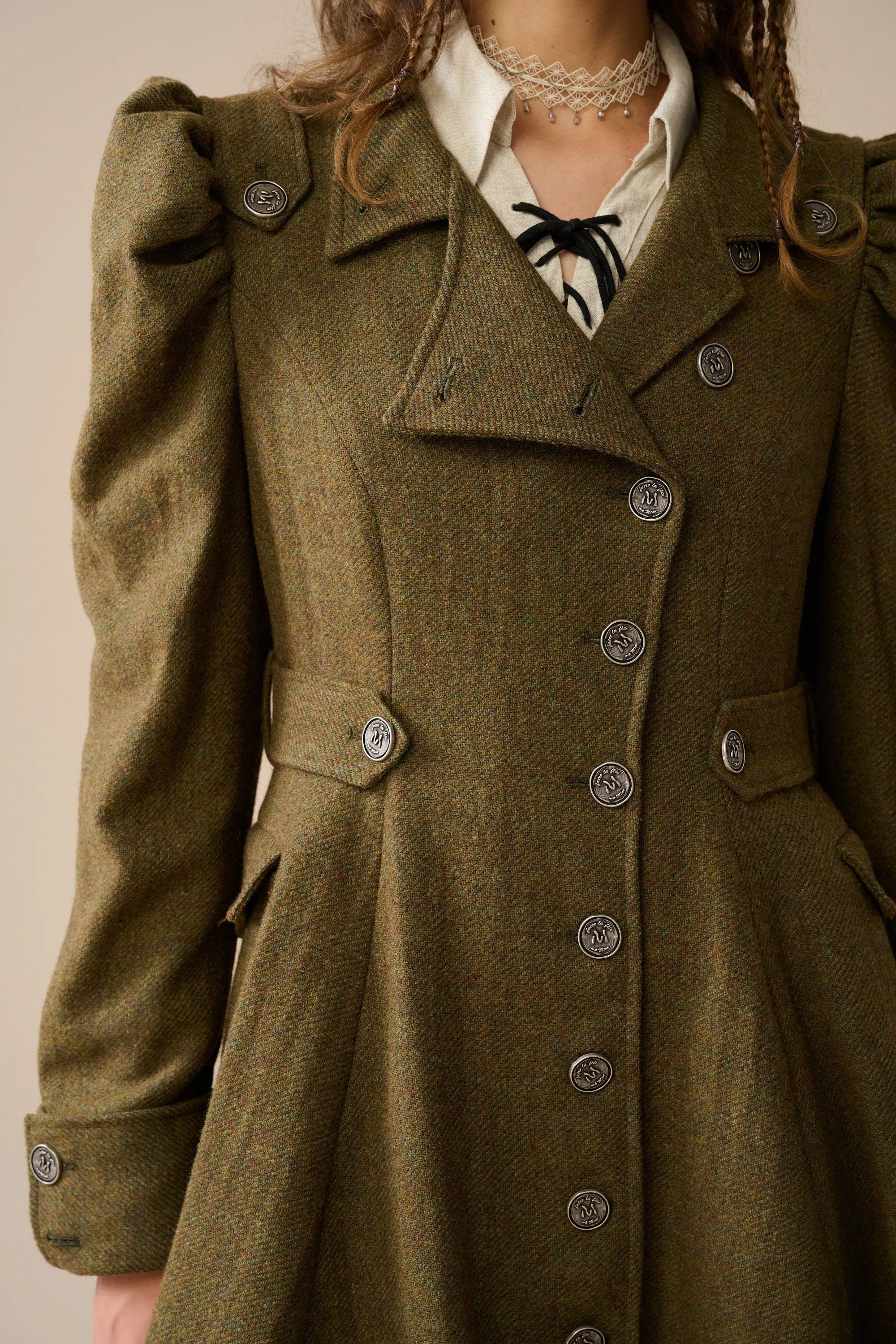 Jade 22 | Belted vintage wool coat