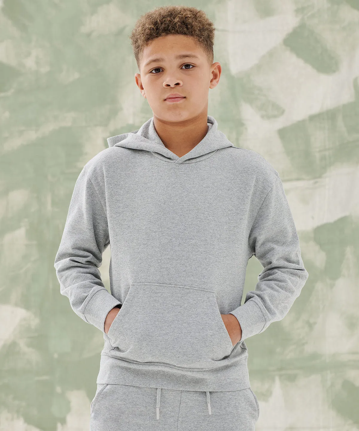 Kids sustainable fashion hoodie | Heather Grey