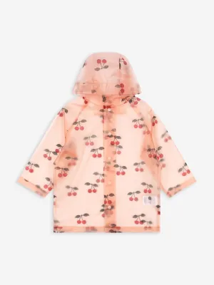 Konges Sløjd Girls Cherry Brume Raincoat in Pink