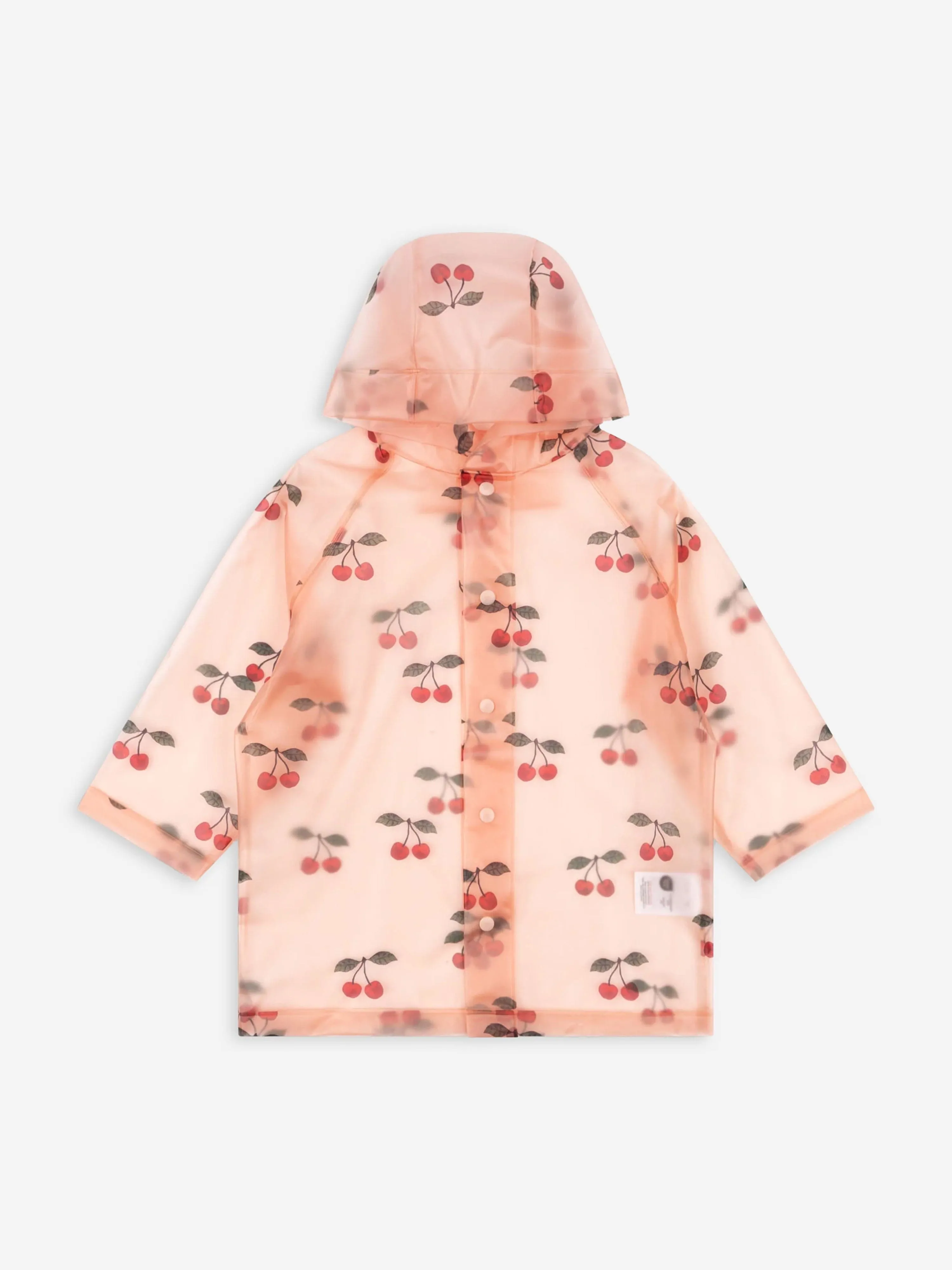 Konges Sløjd Girls Cherry Brume Raincoat in Pink