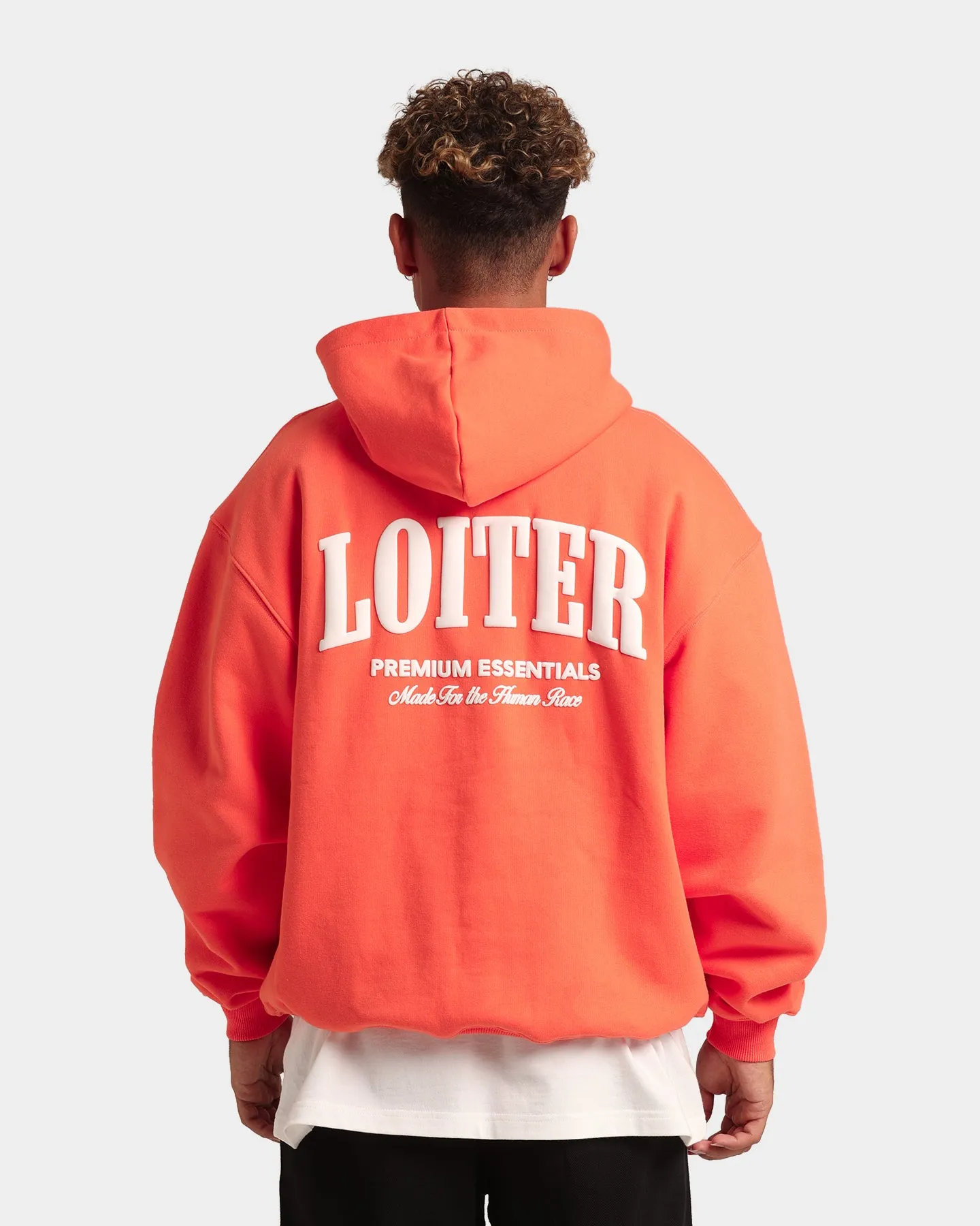 Loiter Premium Hoodie Coral