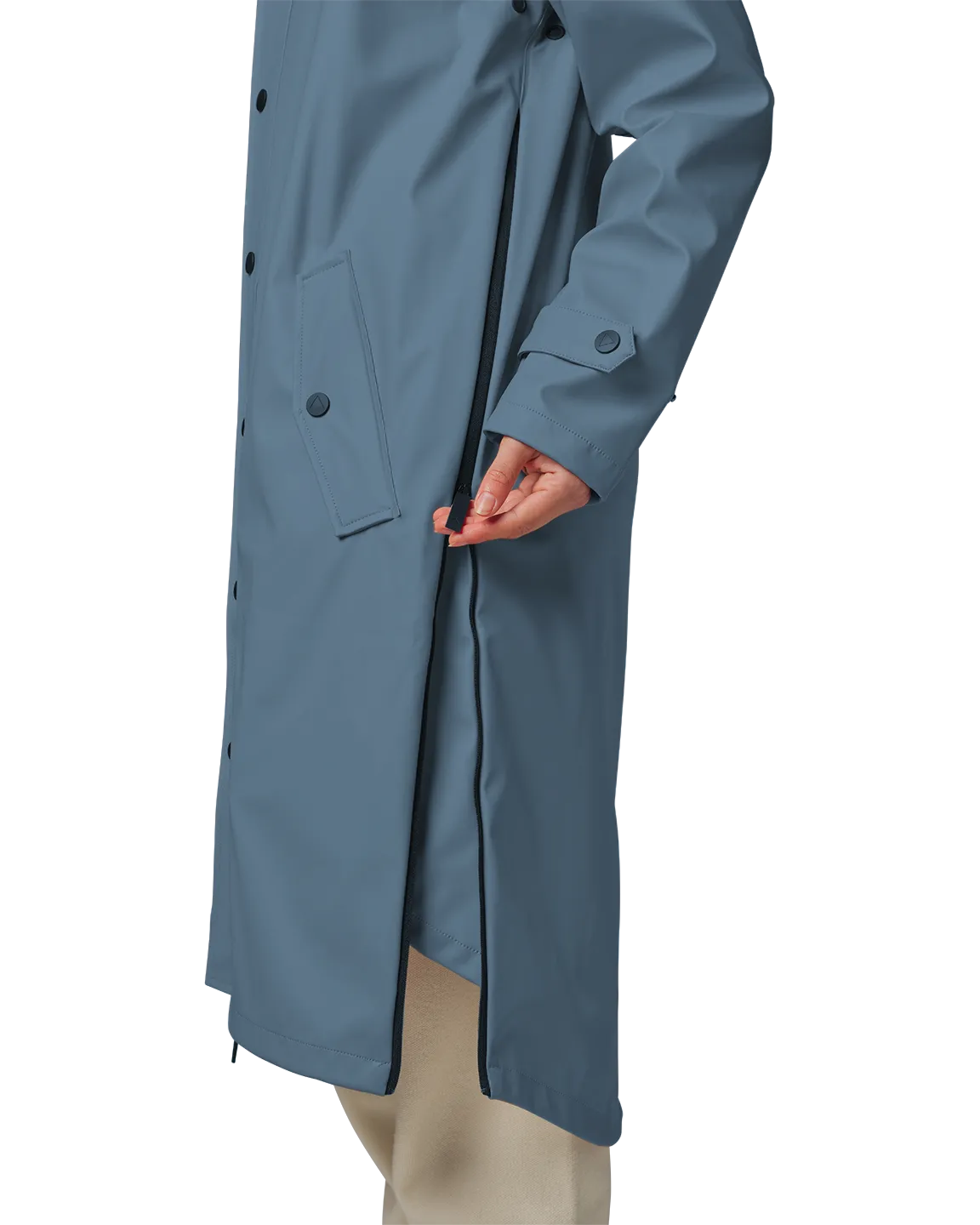 Maium Raincoat or Poncho Blue Grey