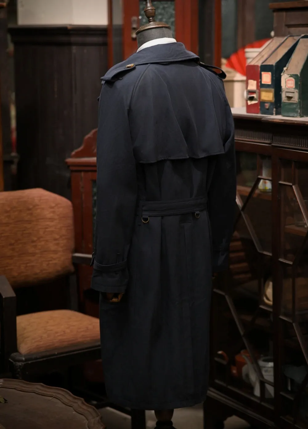 Men's Long Trench Coat