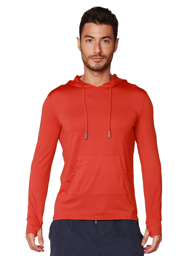 Men's solid color hoodies