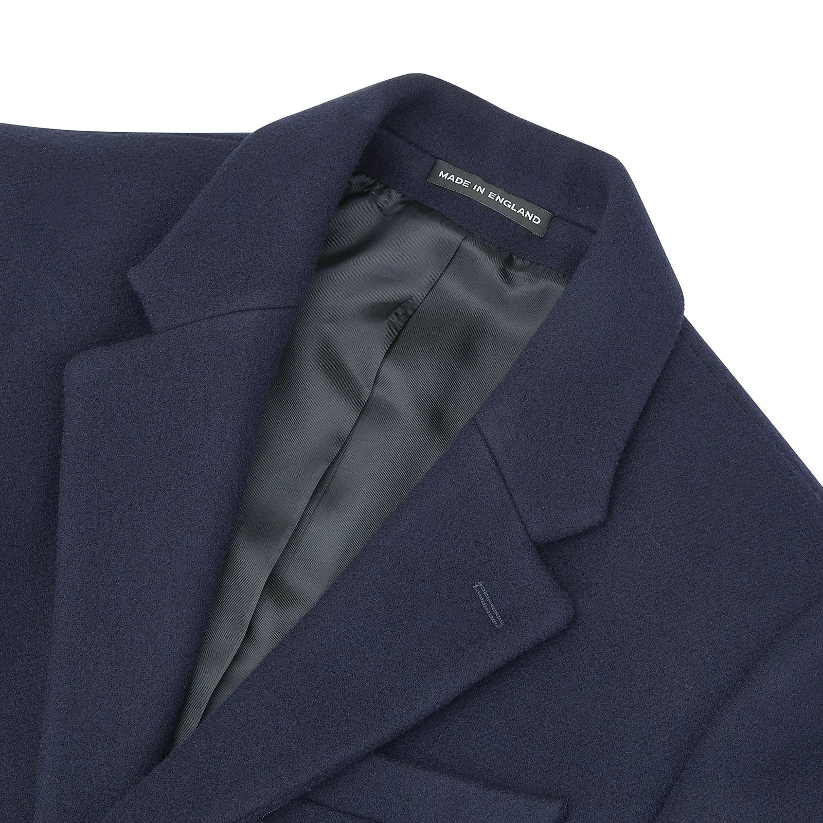 Navy Lambswool Joseph Overcoat